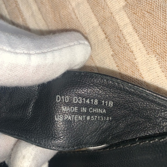 COLE Haan Black Leather Sandals By Nike Air. Sz 10/11 - Picture 4 of 13